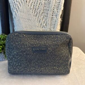 Lancome Glittery Black Cosmetic Bag